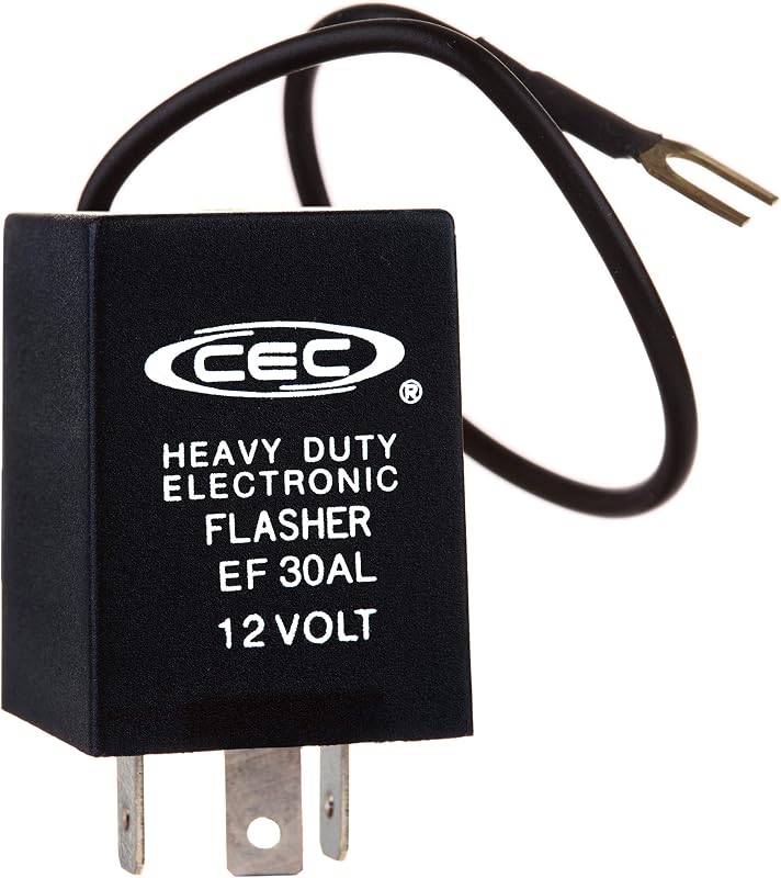 Relé eletrônico de pisca CEC Industries EF30AL compatível com LED – 1 unidade