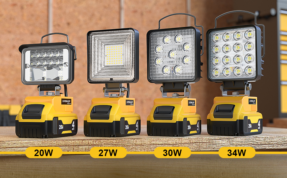 20v Max Led Work Dewalt Flood Light 20v LED Work Light For Dewalt
