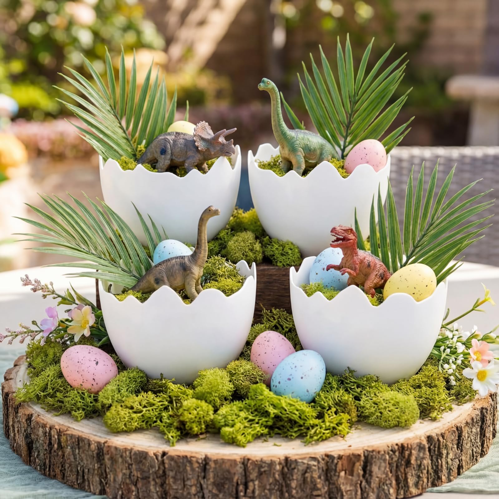 Photo 1 of AceOrbit Dinosaur Egg Centerpieces, 4 Count