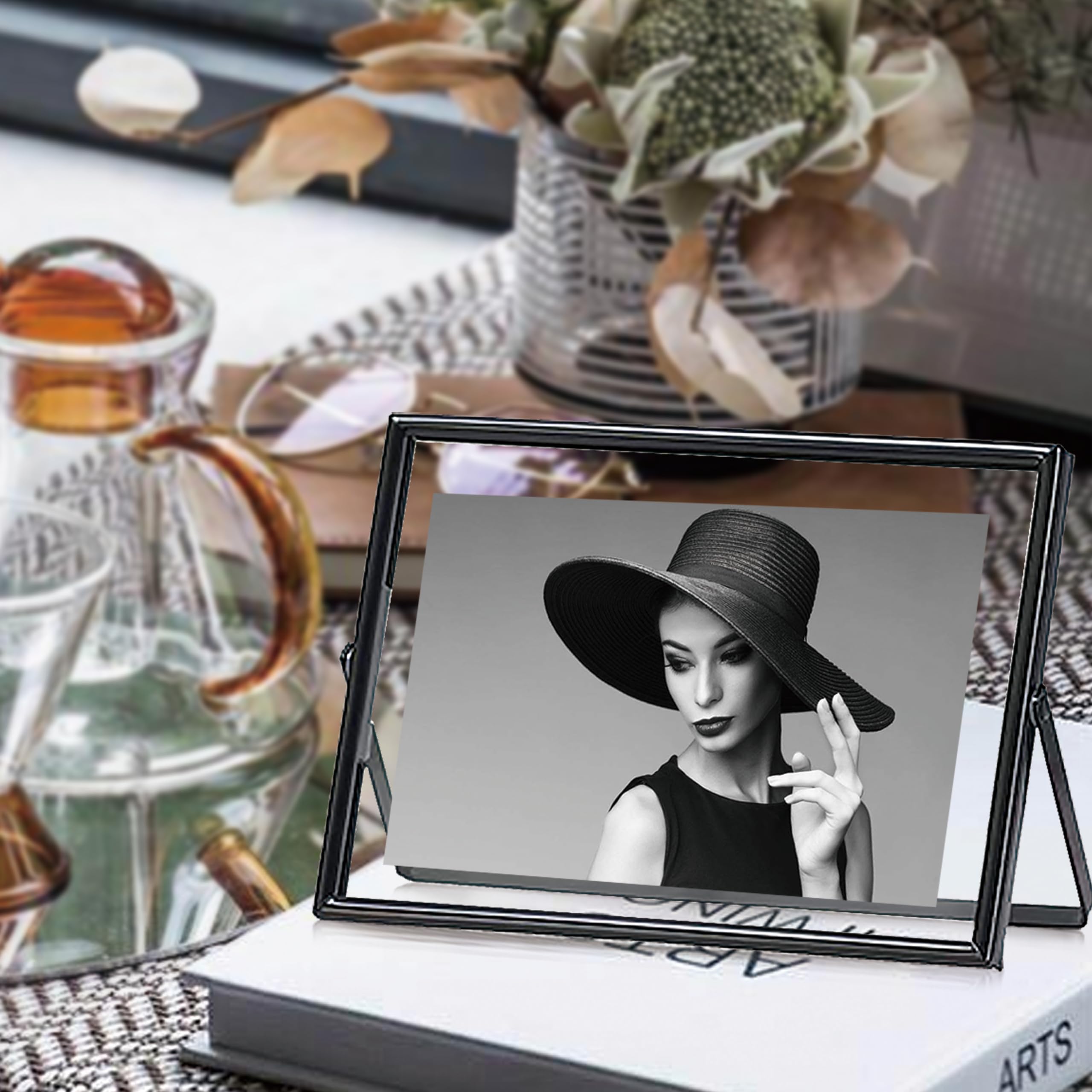 フォトフレーム ガラス付き Amazon.co.jp: SAEGYPET 金属フォトフレーム 7寸 写真立て縦型写真