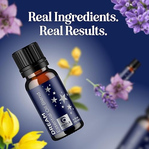 Miniatura 10 de Mezcla de aceites esenciales para dormir para difusor, aceites esenciales de ensueño para aromaterapia y relajación con salvia clara, ylang-ylang,