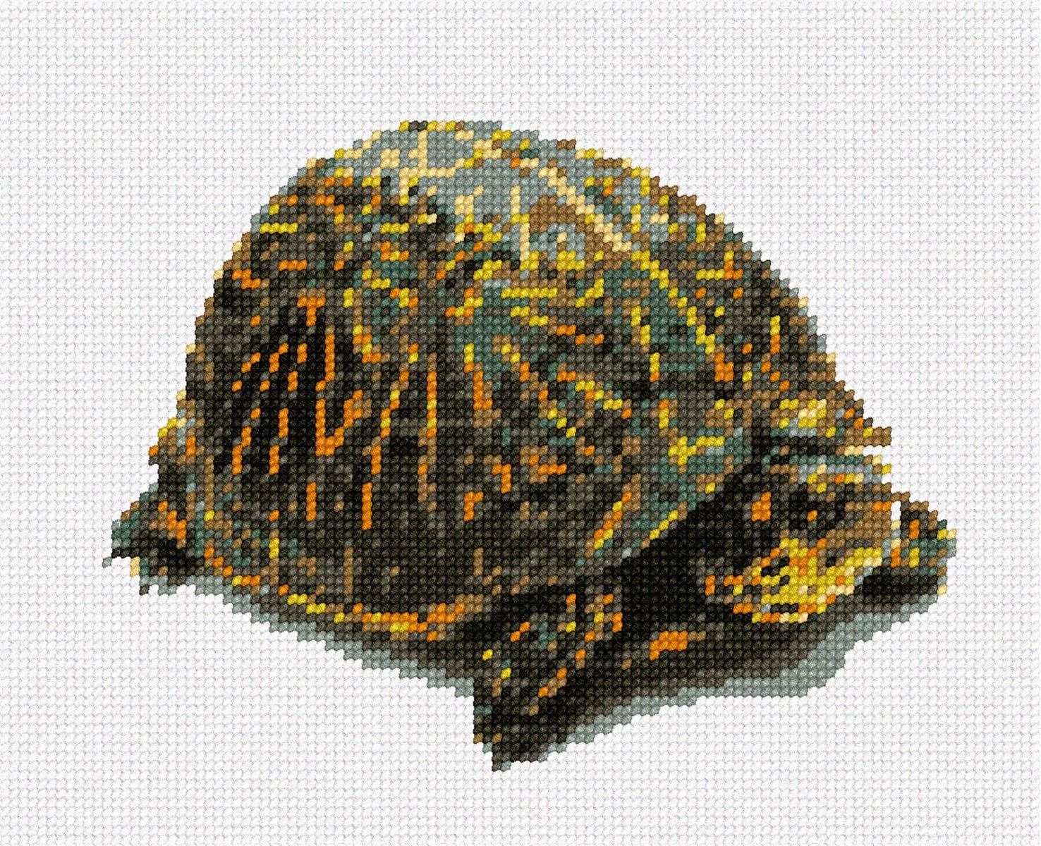 Pepita Needlepoint kit: Box Turtle, 9