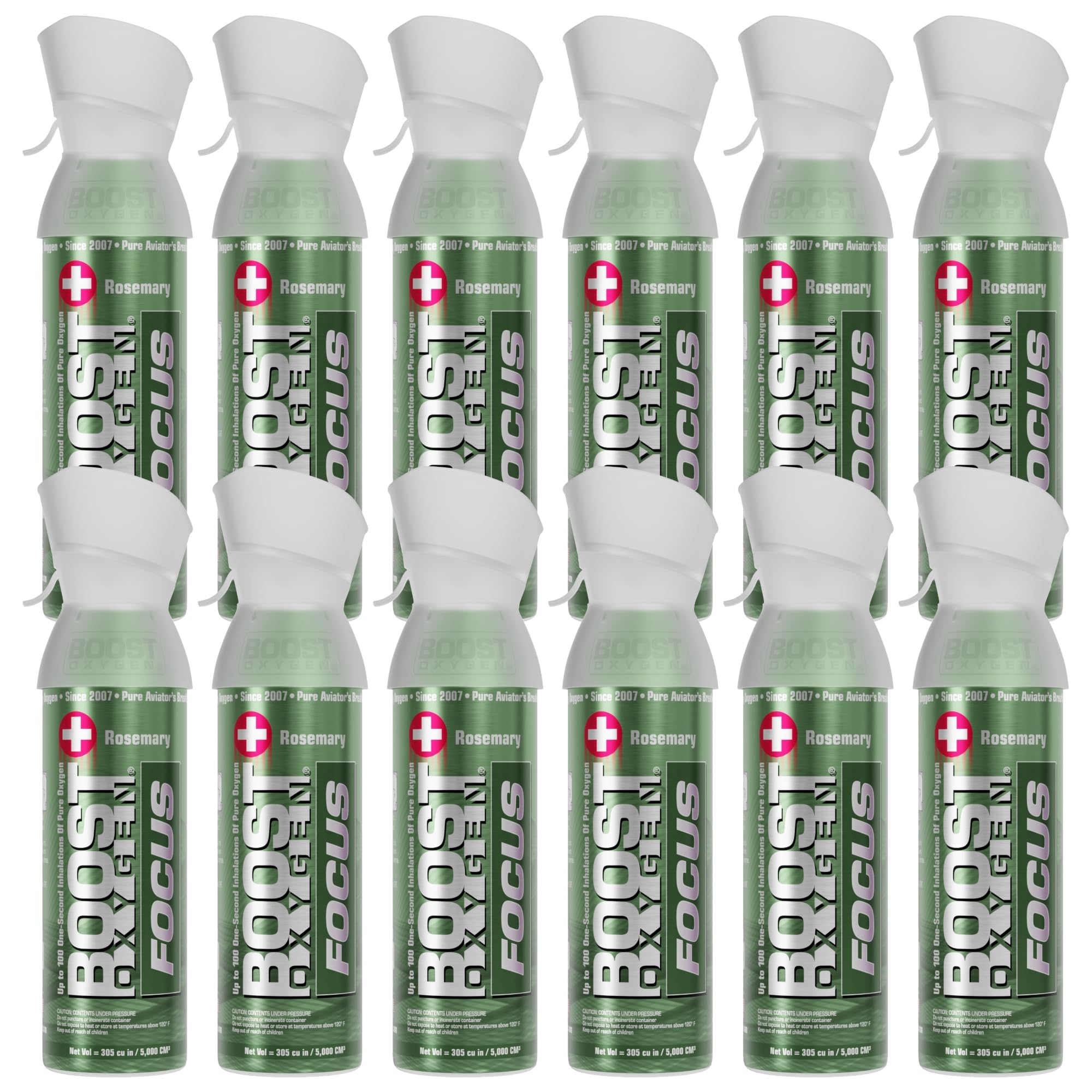Boost Oxygen Medium Focus Rosemary 5L Canister, 12 Pack