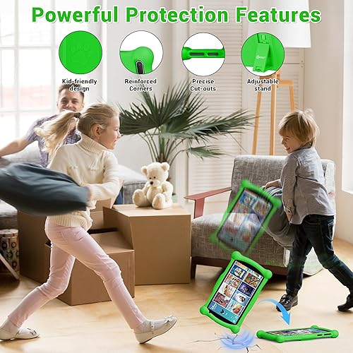 Miniatura 7 de Contixo Tableta infantil V10 HD de 7 pulgadas para edades de 3 a 7 años, tableta de aprendizaje con juegos educativos, exclusivos 50 libros de