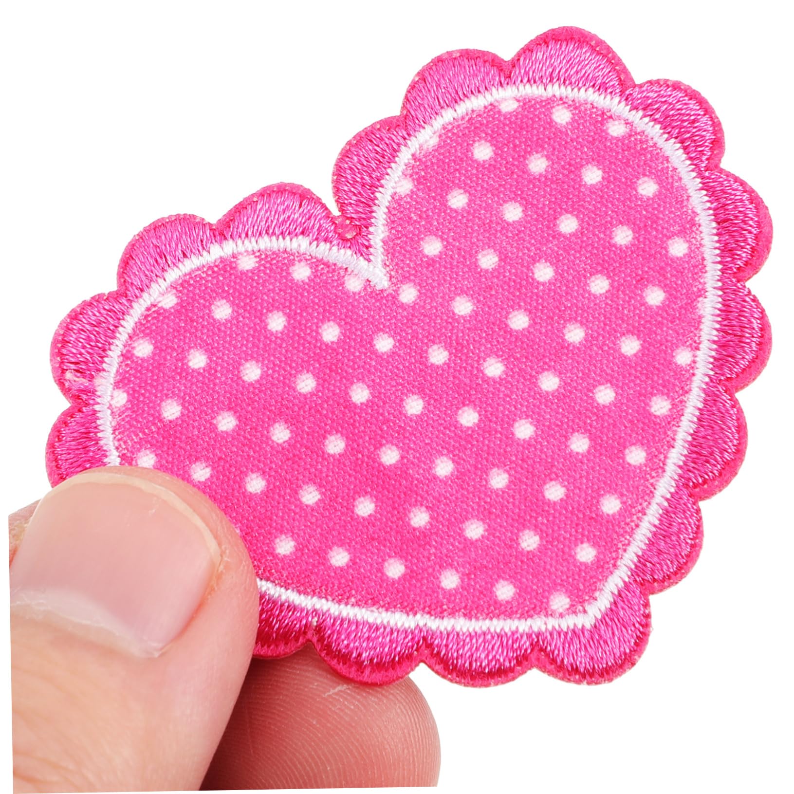 Ciieeo 4 Sets Herz-aufnäher Zum Aufbügeln Für Kleidung Gestickte Herz-aufnäher Vielseitig Verwendbares Design Einfach Anzubringen Für Mäntel T-shirts Hosen Hüte Schuhe 20 Stück * 4