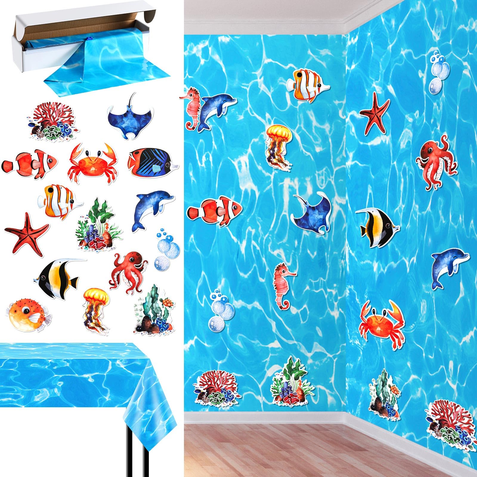 HunnmingRe Undersea Backdrop 