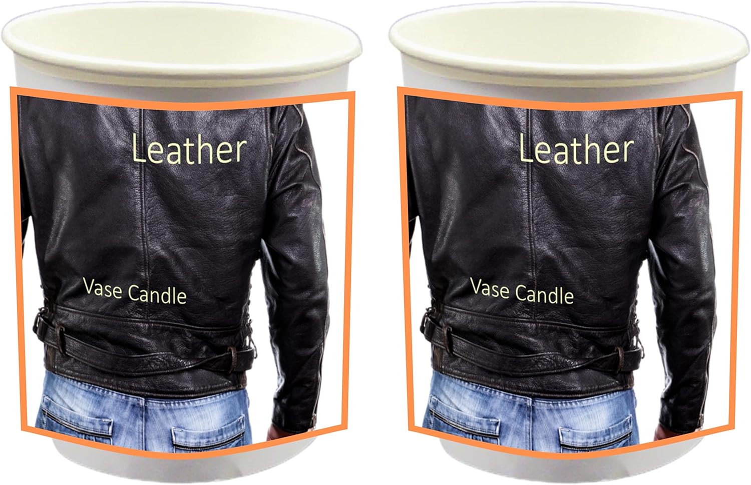 Leather Vase Candle - From New Cars to New Shoes we all love the smell of fresh leather. (Clear Set)
