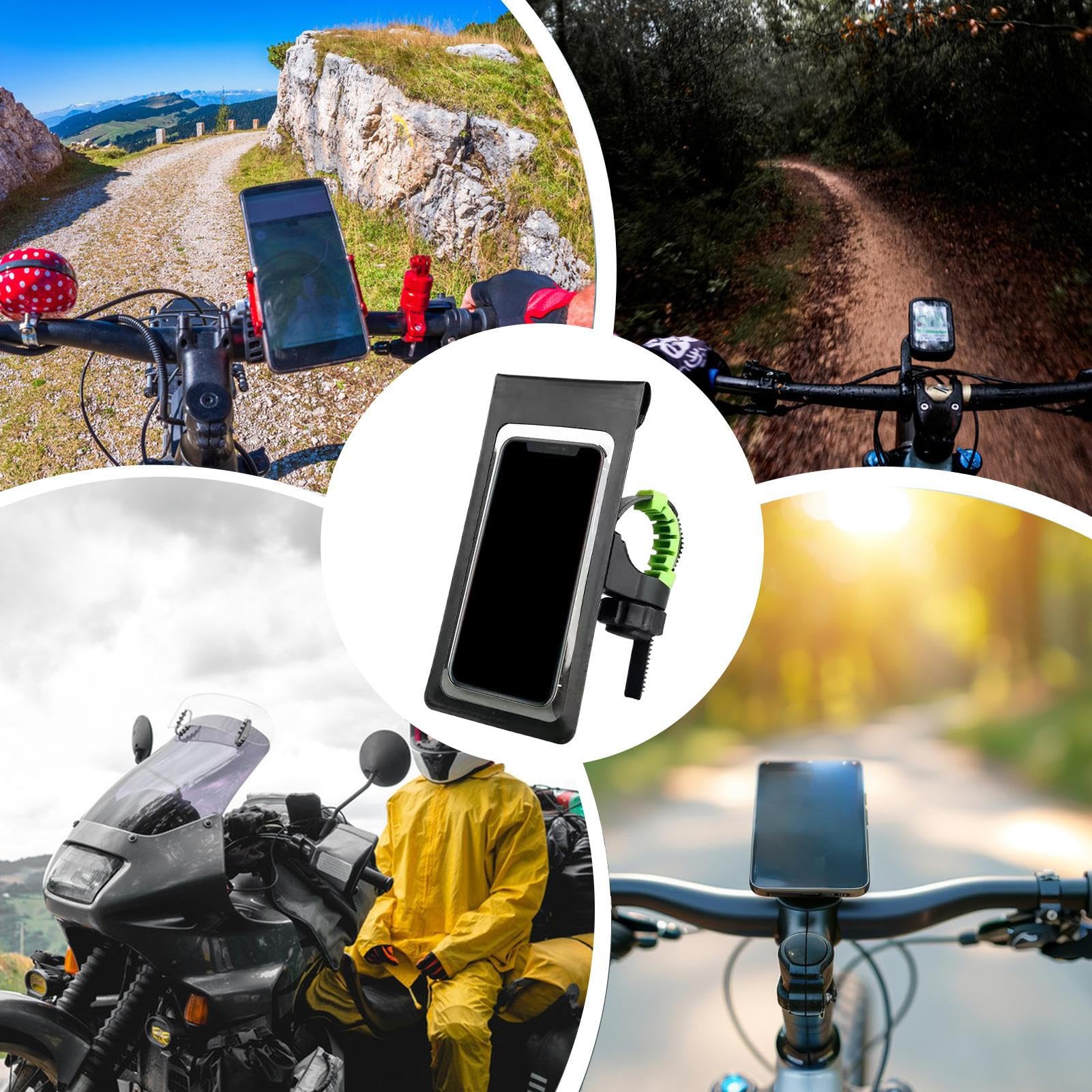 Support De Téléphone Pour Vélo étanche, Rotation à 360 Degrés | Sac De Guidon De Vélo à Dégagement Rapide, Pochette étanche Pour Smartphone Pour Les Voyages En Voiture