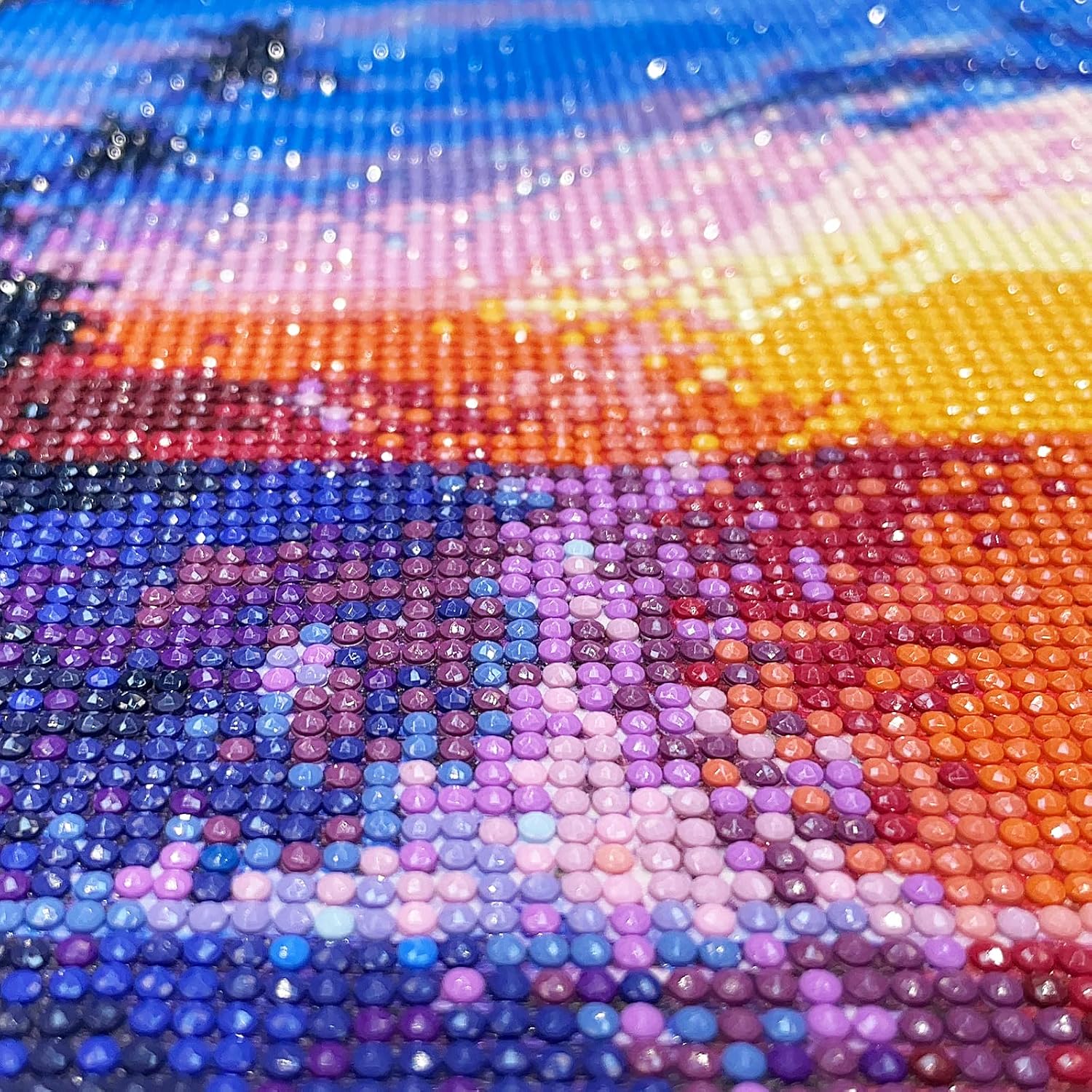 MXJSUA DIY 5D Diamond Painting Dolphin by Number Kits for Adults, Dolphin Love Diamond Painting Kits Round Full Drill Diamond Art Kits Picture Arts Craft for Home Wall Art Decor 12x16 inch