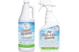 Carpet Miracle and Pet Stain & Odor Miracle Bundle: Double the Power, Double the Clean