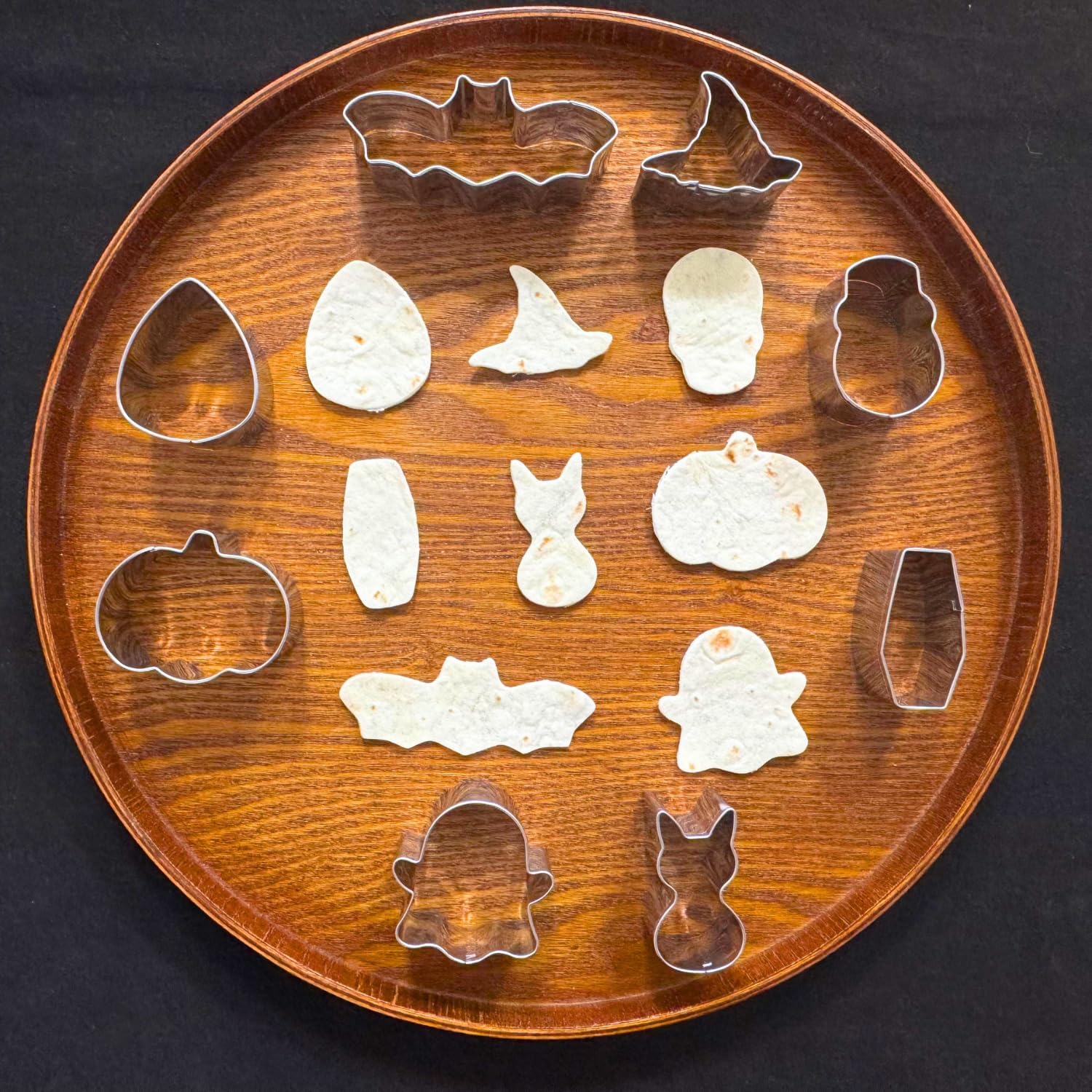 LUBTOSMN 8 Pcs Mini Halloween Cookie Cutters Set, 2.0 Inch, Dishwasher-safe