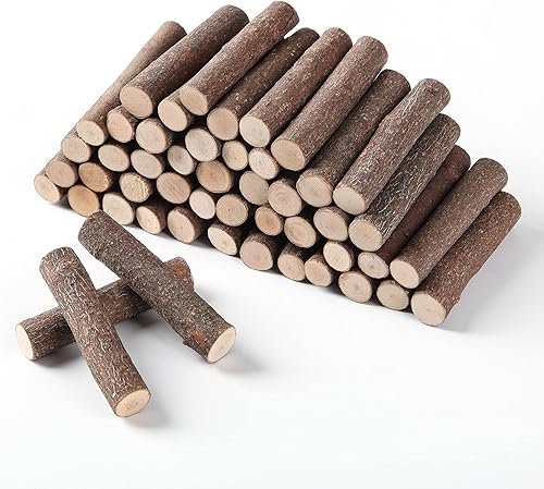 Palitos de manualidades, palos de madera, ramitas de manualidades, juguete de tronco, relleno de jarrón, tallos de calabaza, decoraciones rústicas,