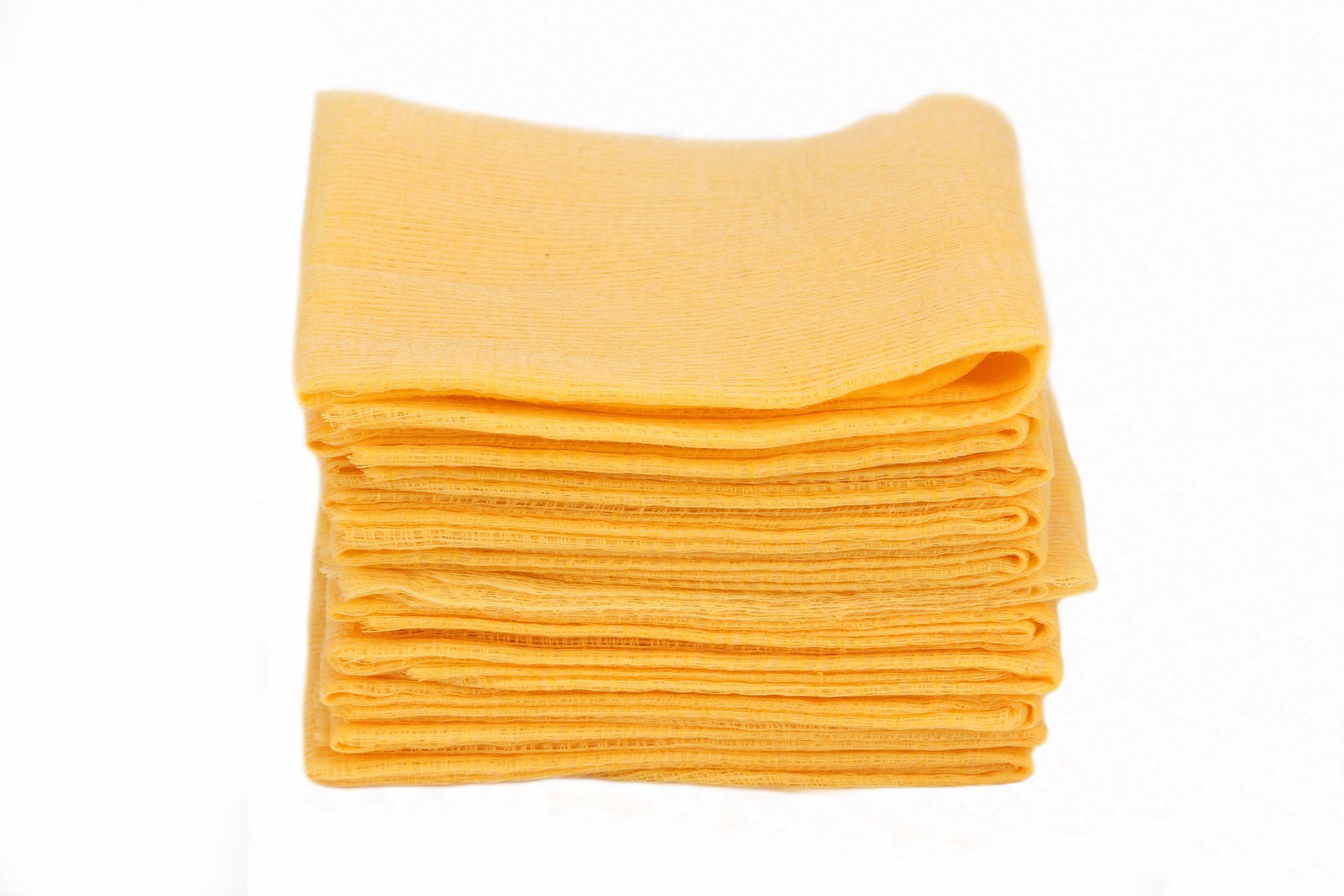 JAROFUREL Tack Cloth, 18"x36" Cloth Size, 3-Count Bag, Set of 12, Total of 36 Tack Cloths, Yellow