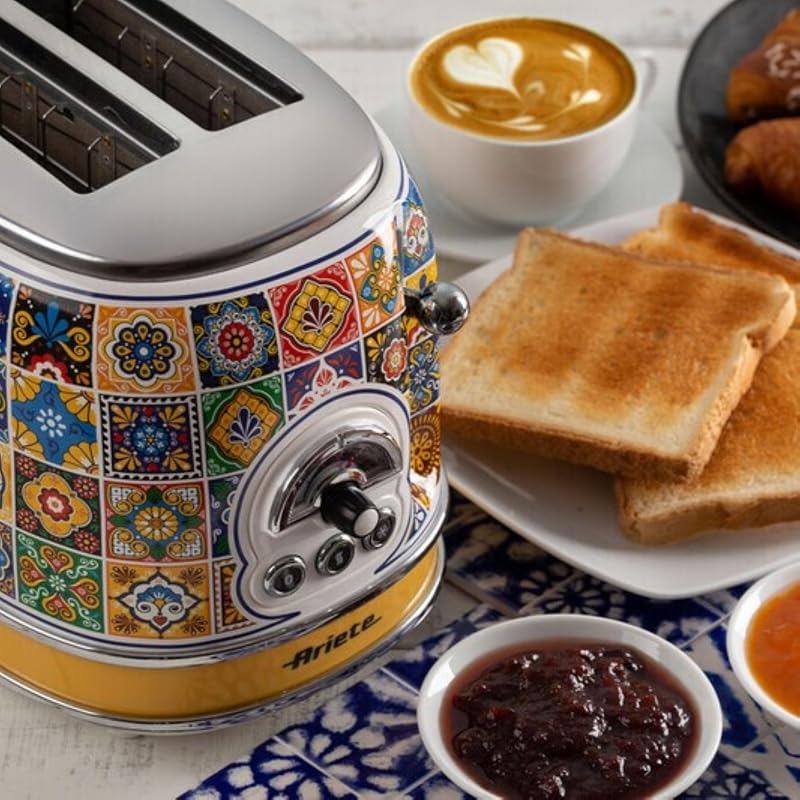 Ariete Toaster 155 Positano 2 szeletes kenyérpirító 6 fokozat automata kidobás