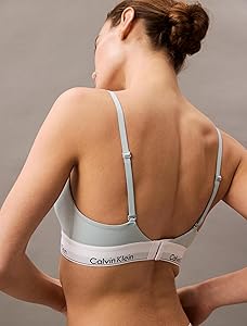 Calvin Klein Women's Modern Cotton Lightly Lined Triangle Wireless Bralette