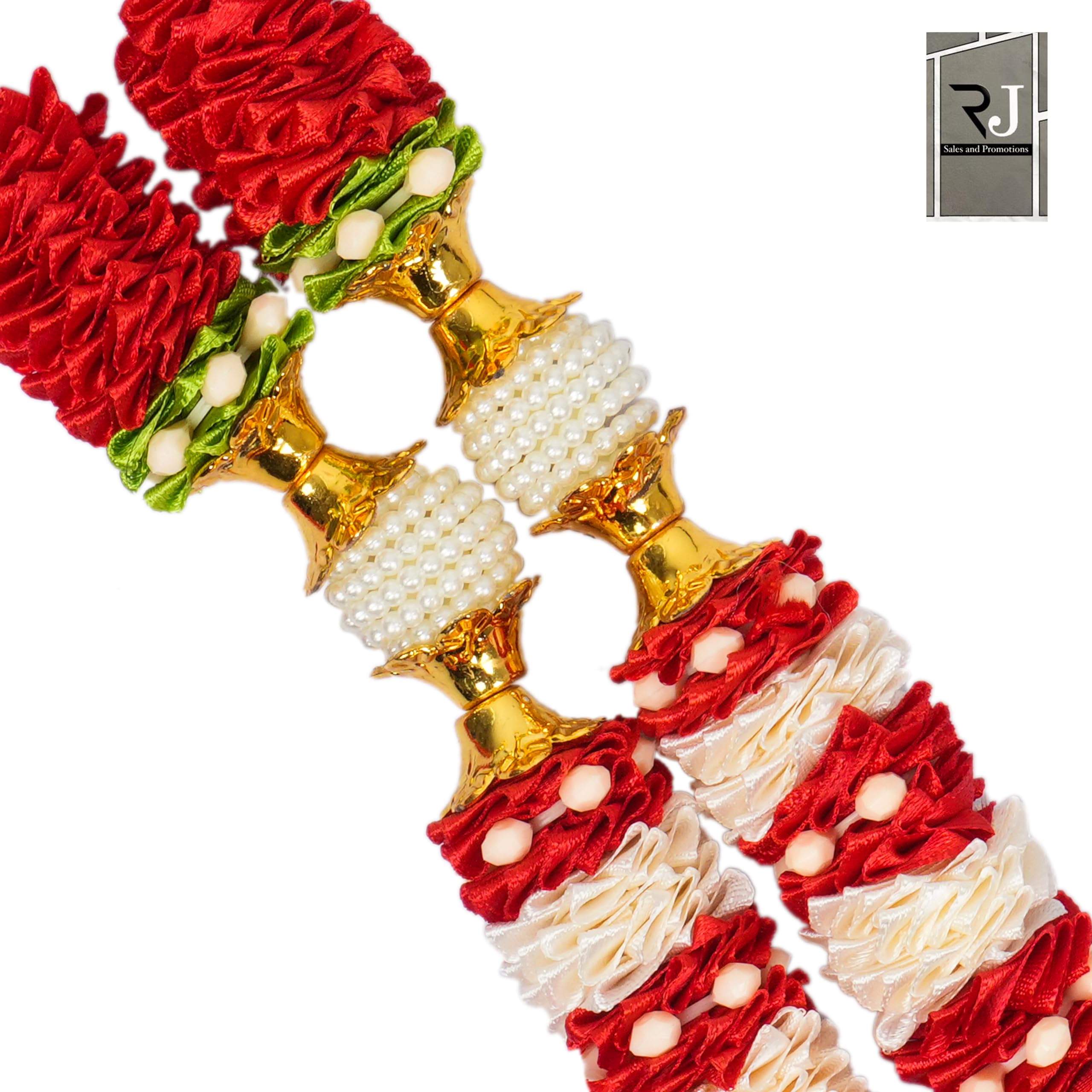RJ Sales & Promotions Artificial Flowers Photo Garland 12 inches Red 1