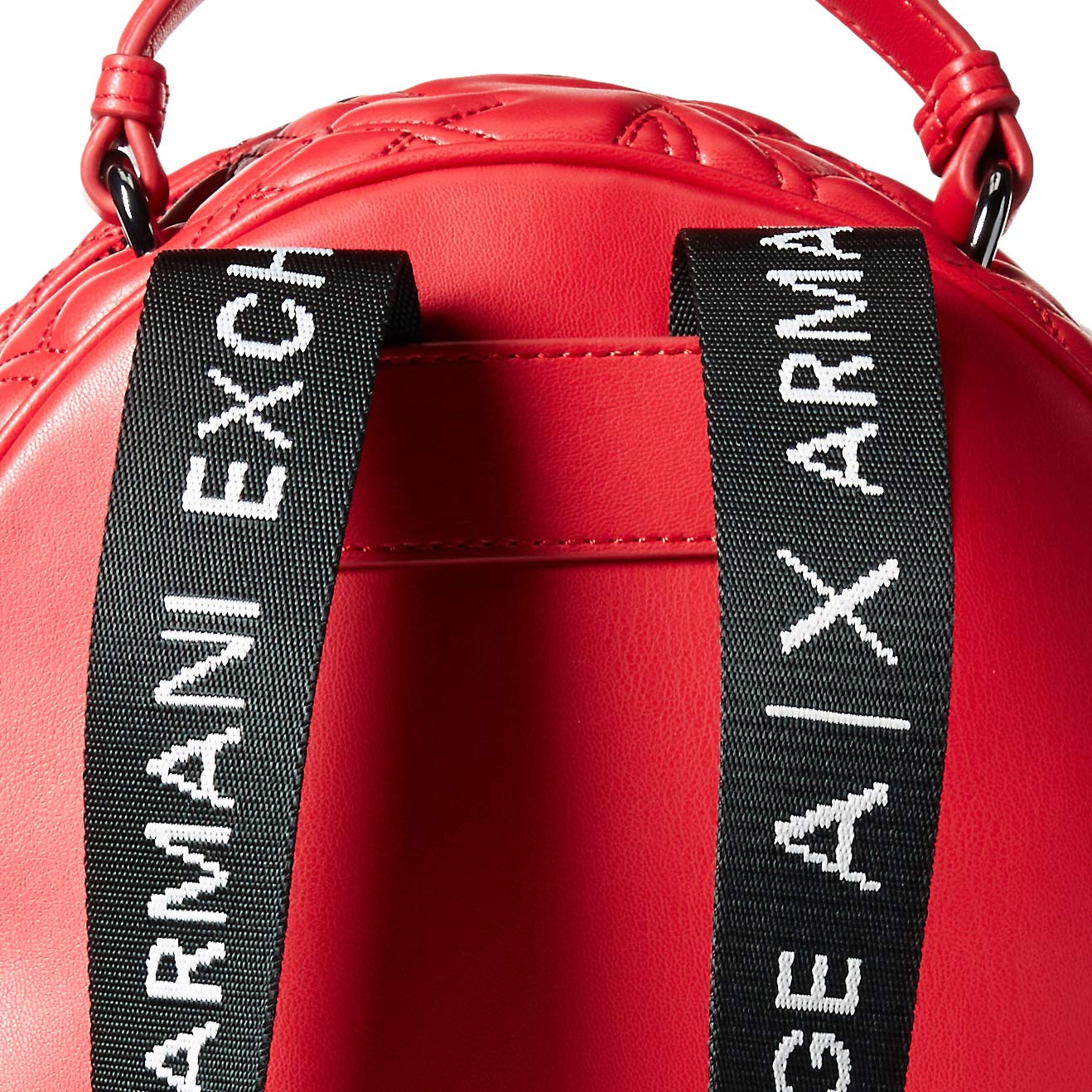 Armani Exchange Red  Backpack with AIX Branding Backpack with logo stripe | Armani Exchange main image 4