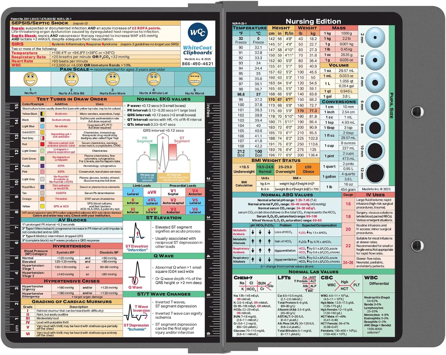 Whitecoat Clipboard® - Silver Nursing Edition