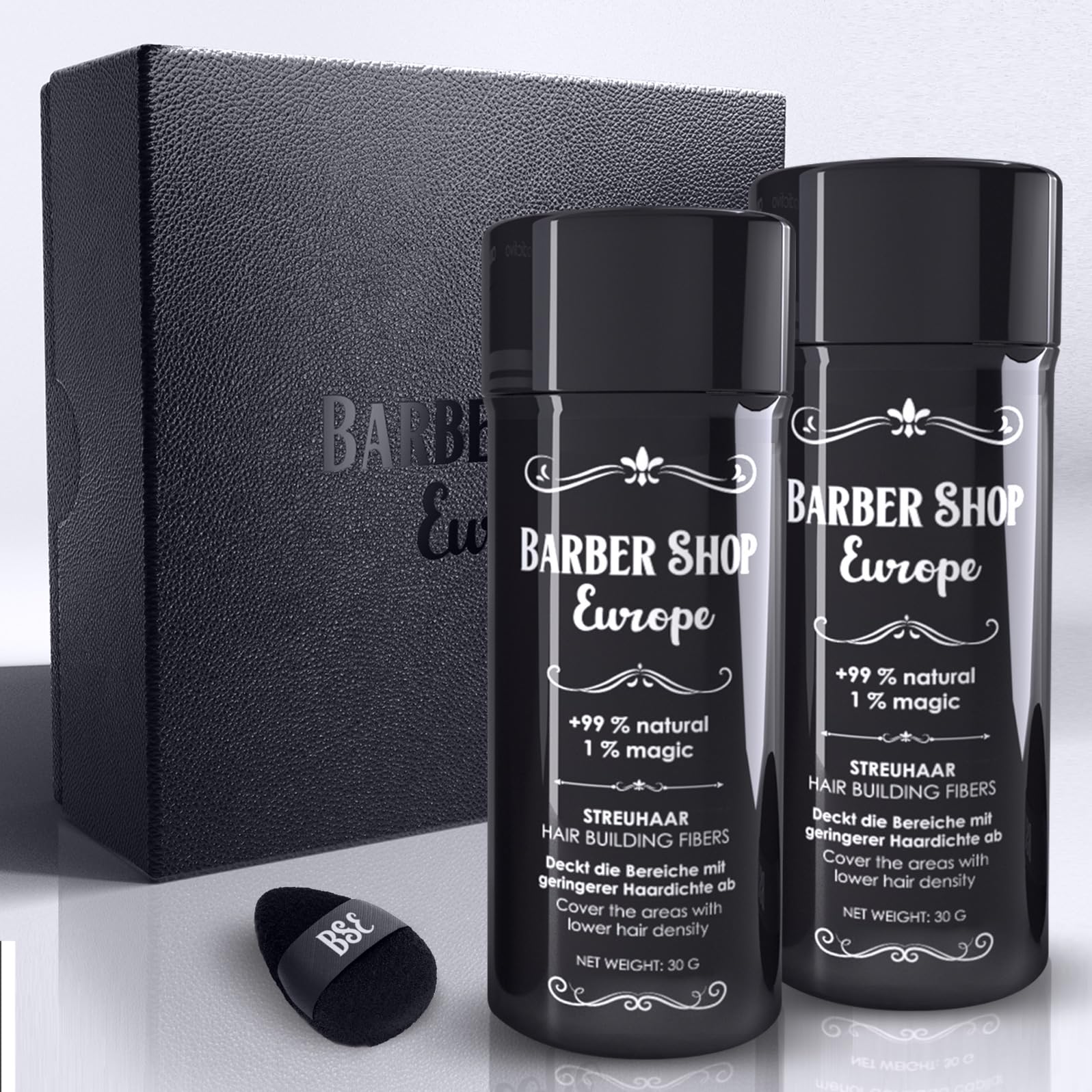 Streuhaar x2 – Professionelles Schütthaar & Haarpulver Zur Haarverdichtung – Hair Fiber – Haarpuder Frauen – Haarausfall Männer – Haarausfall Frau – cover hair streuhaar