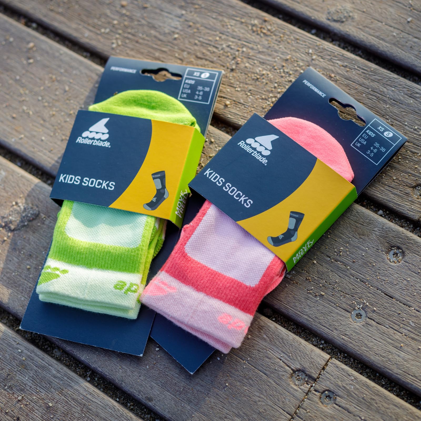 Rollerblade Kids Socks Calcetines de patines en línea Niñas (Pack de 1)