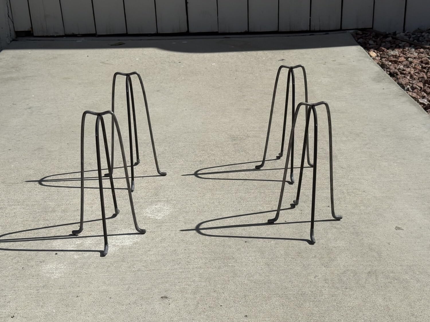 10" Metal Rebar Support Chairs - Plastic Dipped Legs - Rebar #3 to #5 - Sandbaggy (20, 10 inch)