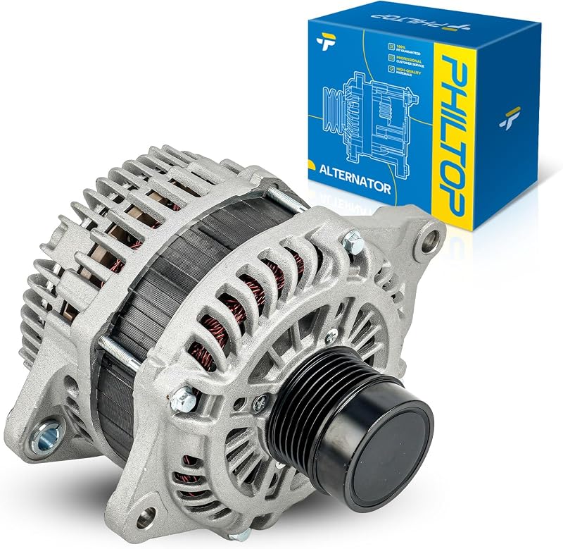 Alternador PHILTOP 140 A 12 V SD6 para Patriot, Compass, Avenger, Chrysler 200, Sebring e Caliber – 11228N
