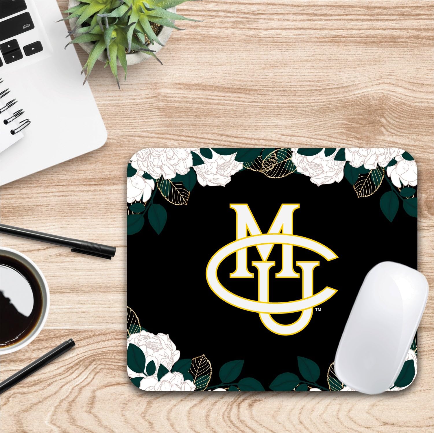 Mouse Pad, Fabric, Colorado Mesa University Standard/Mascot Repeat
