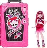 Skulltimate Secrets Draculaura Doll and Accessories Set, Destination: Gore-geous Oasis with Suitcase and 19+ Surprises Like Clothes