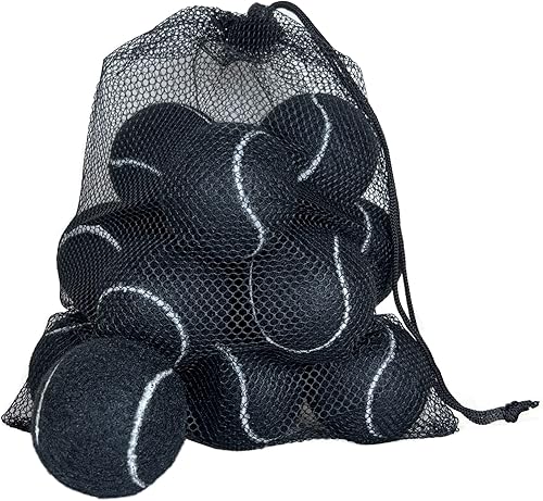 HiBallBall Tennis Balls, 12 Pack Advanced Practice Tennis Balls for Beginner, Durable Tennis Balls for Pet Dogs