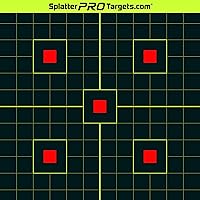 Vista 2 de Objetivos de salpicaduras de 12x12. Los disparos estallan con una brillante salpicadura al impactar. Ve instantáneamente tus disparos.