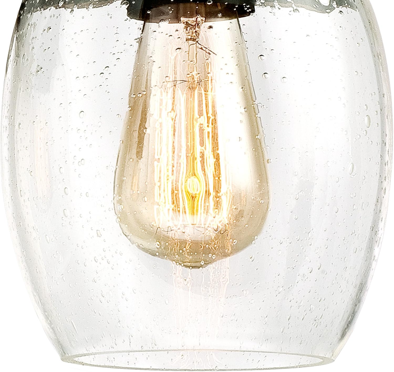 Westinghouse 6333300 Eldon Two-Light Indoor Wall Fixture, Oil Rubbed Bronze Finish with Highlights and Clear Seeded Glass