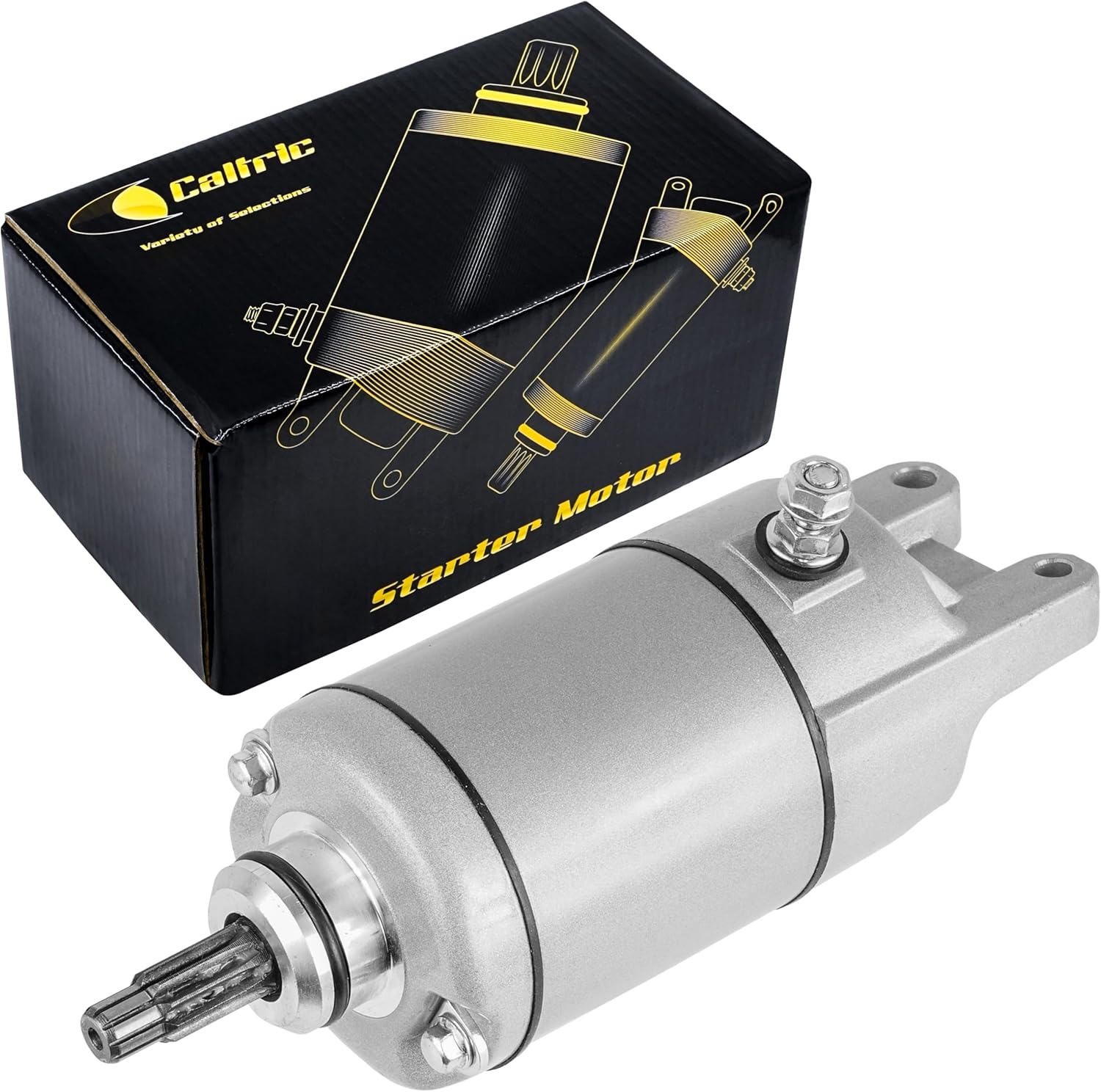 Caltric Starter Compatible With Honda 250 Trx250 Fourtrax 246Cc 1987