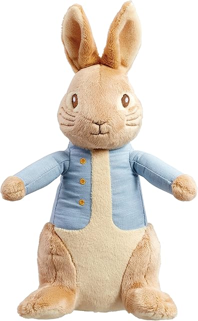 Rainbow Designs Official Peter Rabbit Large 24cm - Newborn Baby Gifts - Big Plushies - Stuffed Animal - Beatrix Potter - Cuddly Soft Toy