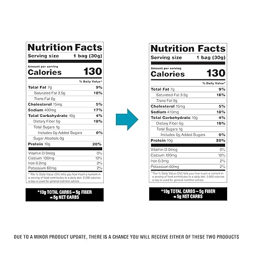 Miniatura 8 de Quest Nutrition Galletas de queso, explosión picante de cheddar, 0.35 onzas de proteína, bajas en carbohidratos, hechas con queso real, 12 unidades