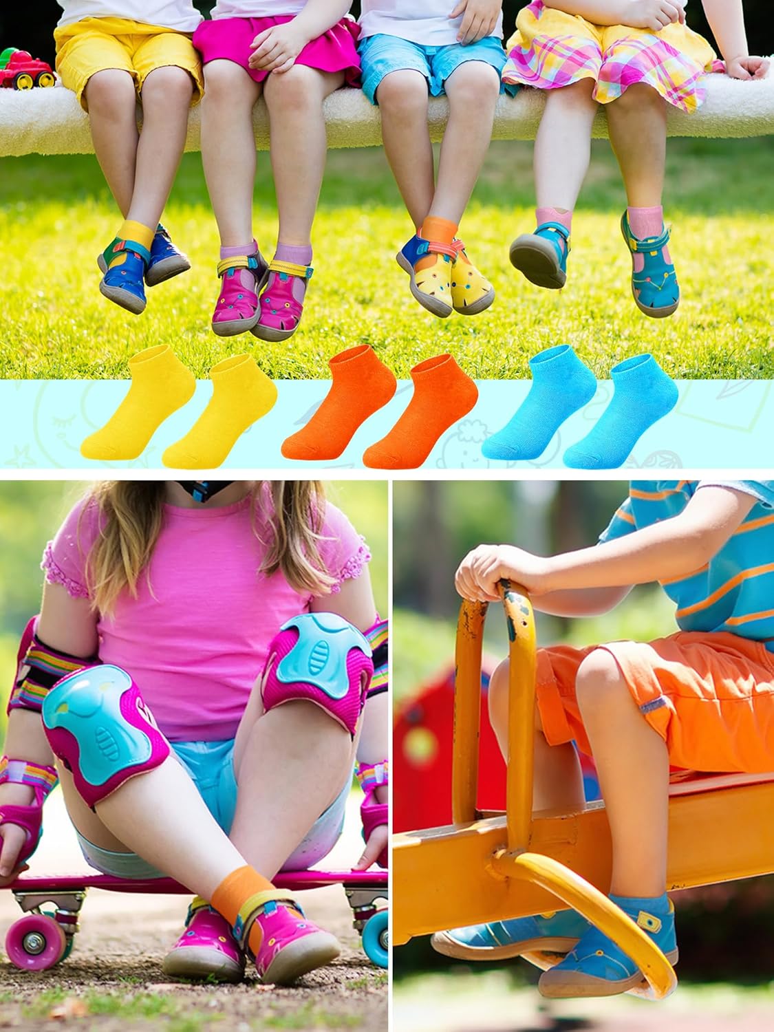 Giegxin 50 Pairs Small Socks Bulk Operation Christmas Little Socks Low Cut Ankle Mini Anklet Hose Soft Cotton Small Hose - Image 5