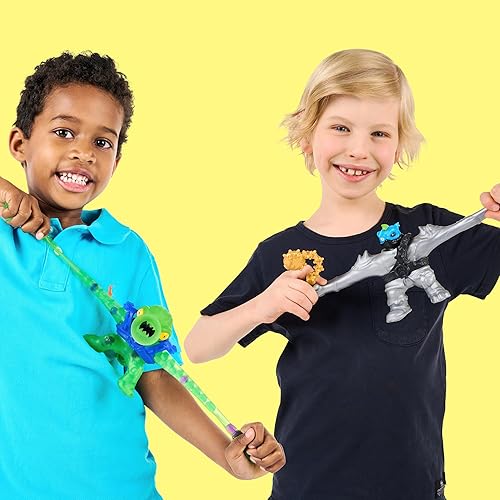 Miniatura 3 de Heroes of Goo Jit Zu Cursed Goo Sea Versus Pack  Paquete exclusivo de 2 figuras  Pantaro exclusivo con cara de cambio de color y exclusivo Squidor