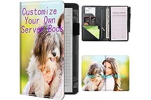 Create Your Custom Waiter Book with Photos, Text & Design