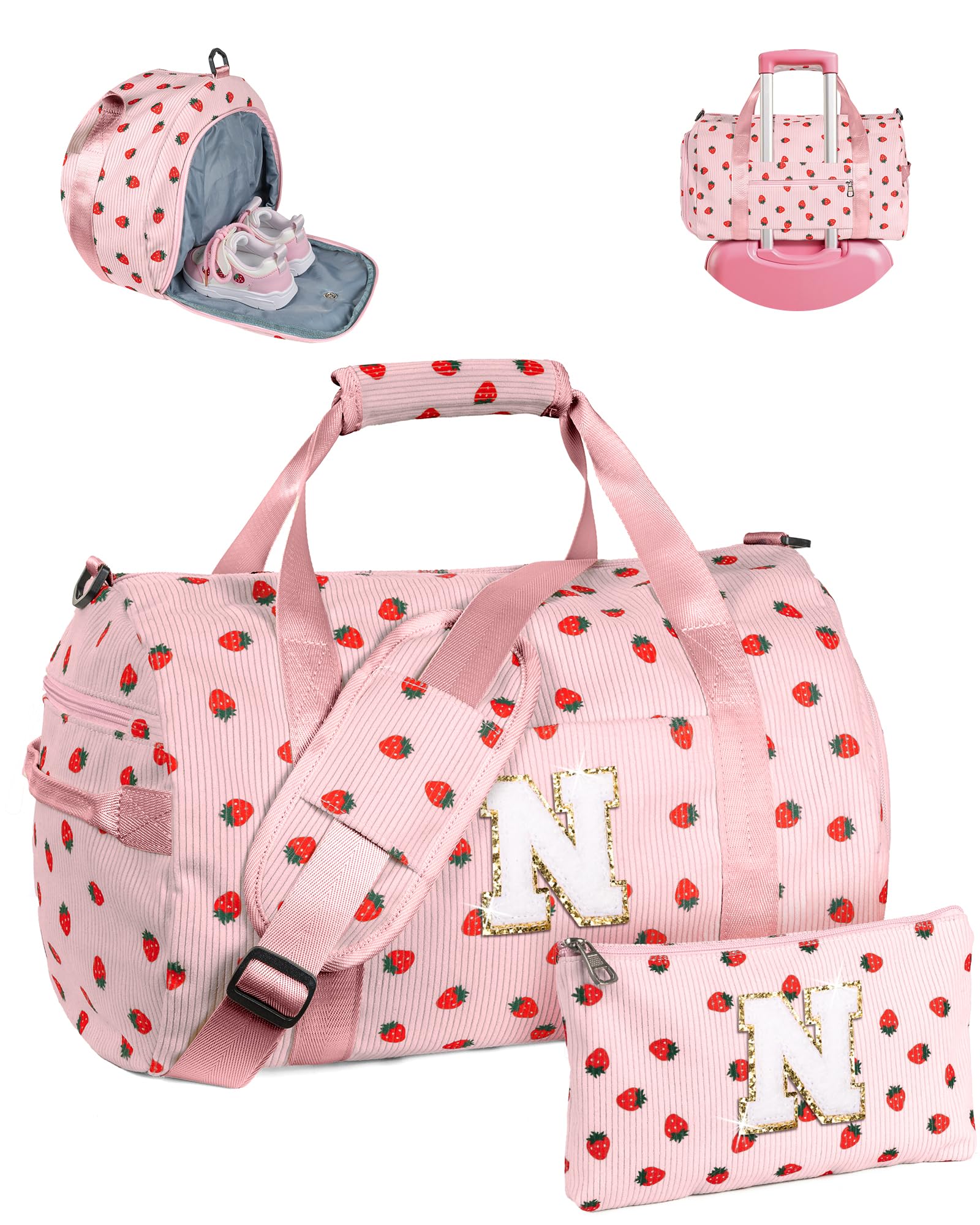Vogewood Teen Girl Gift Trendy Stuff, Girls Gym Bag, Birthday Gift for Girl, Pink, N