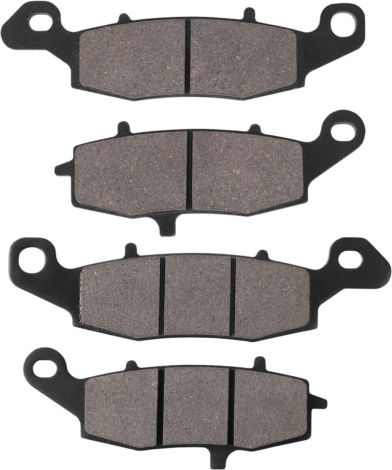 Front and Rear Brake Pads for VN900 Vulcan Classic/Classic LT 2006-2014, VN900 Vulcan Custom 2007-2014, VN1500 1999-2004, VN1600 Vulcan Classic 2001-2008, VN1700 Vulcan 2009-2014