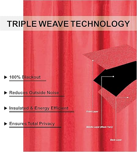 Miniatura 8 de Better Home Style - Cortina aislante para ventana, 2 paneles, 100% opaca, paneles cortos para cocina, baño o cualquier ventana pequeña