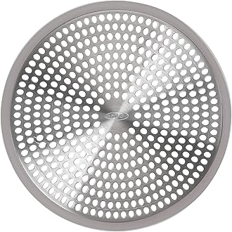 OXO 1288100 Good Grips Shower Stall Drain Protector, White/Black, A