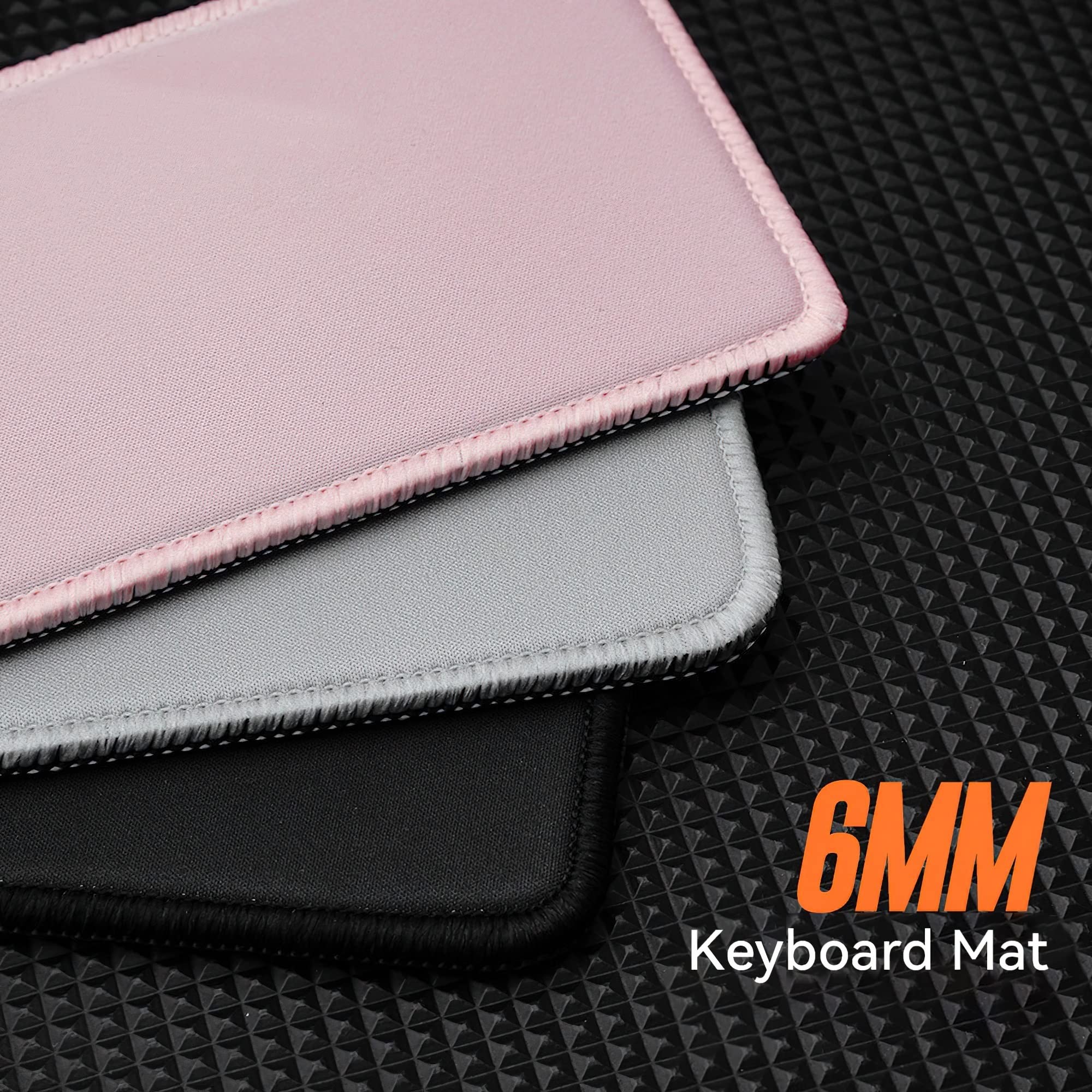 Tastatur Matte 6mm Dick – Rutschfeste Gummi-Handballenauflage Für 60% 65% 75% 87% & TKL Mechanische Gaming-Tastaturen