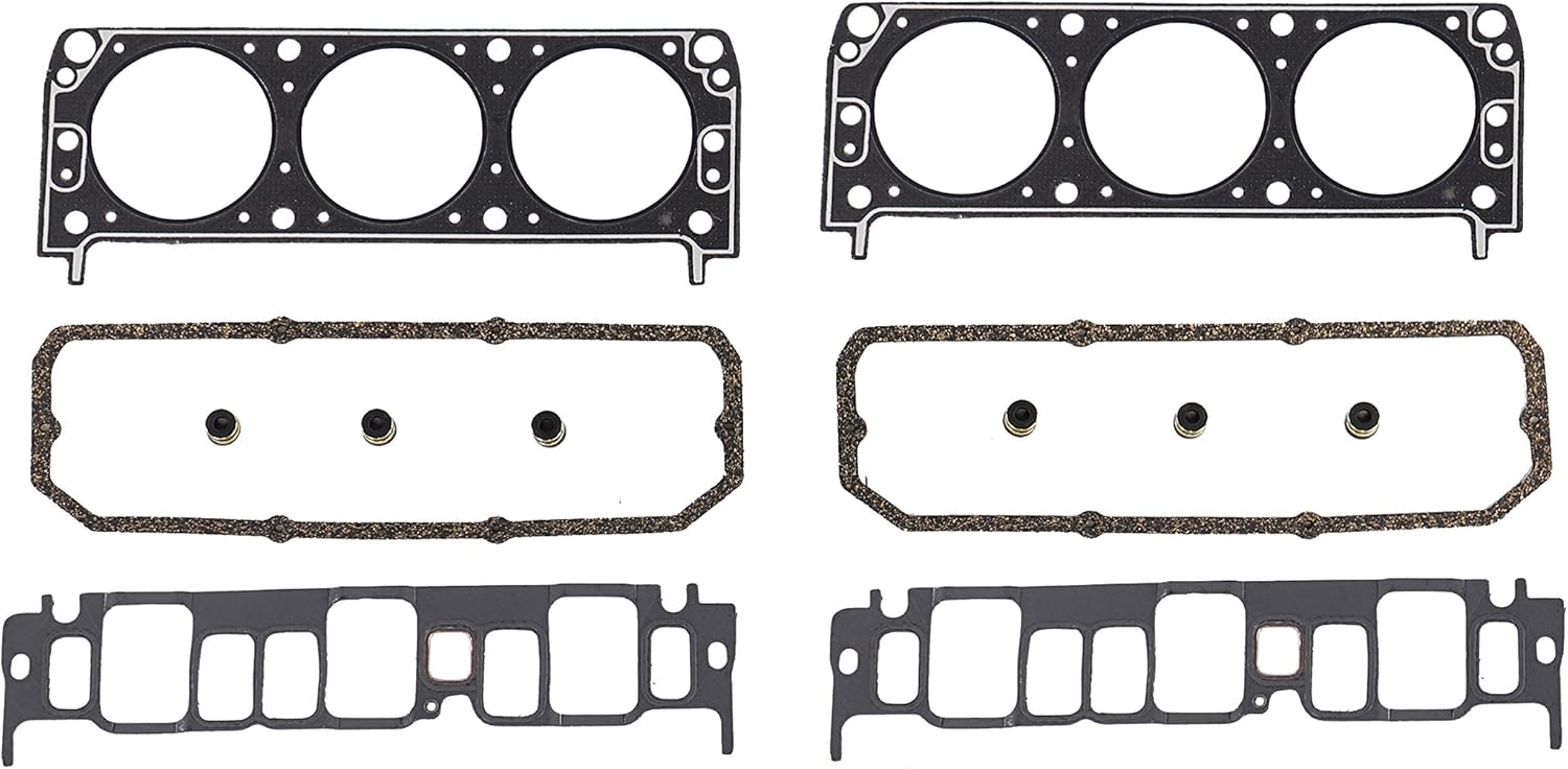 DNJ HGS3107 Graphite Cylinder Head Gasket Set for 1993-1995 Chevrolet Pontiac Camaro Firebird 3.4L V6 12V OHV 207cid