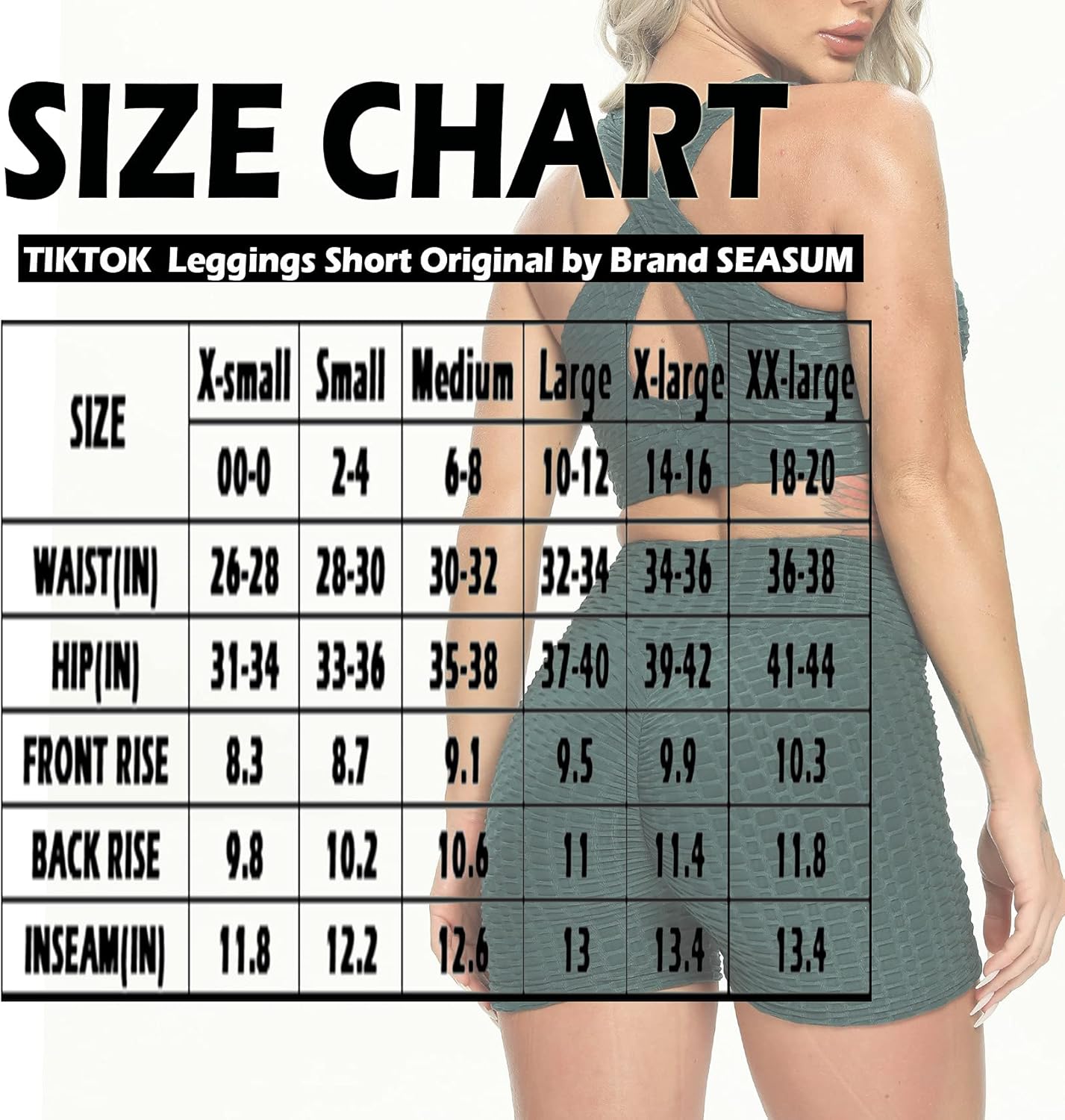 SEASUM Women Scrunch Booty Sexy Shorts High Waist Gym Workout Butt Lifting Yoga Short Hot Costume Outfit - Image 6