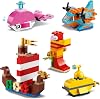LEGO Classic Creative Ocean Entertainment Creative Toy Making Set with 6 Buildable Toys for Kids Ages 11018-4 and Over (333 Pieces)