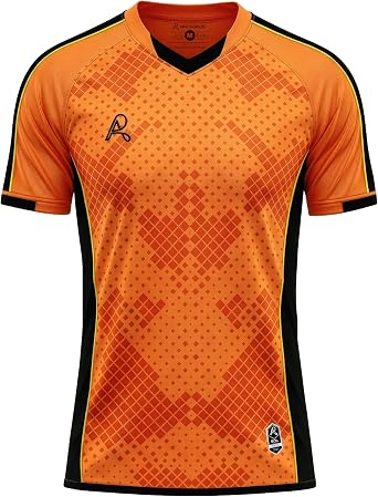 Arcarius Men's SOL Performance Soccer Jersey - Short Sleeve Moisture Wicking Athletic Training Shirt (80 variations)