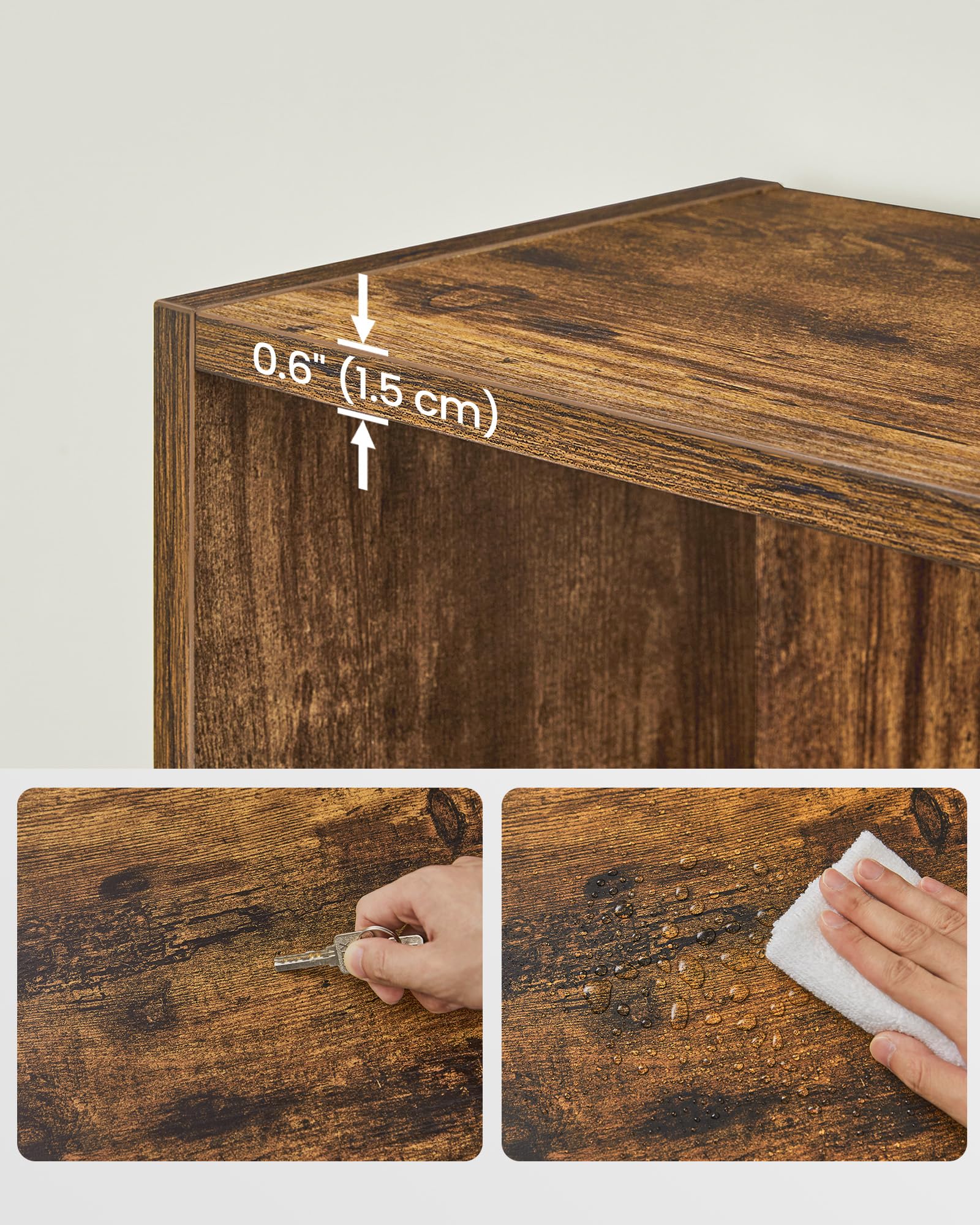 VASAGLE Boekenplanken, boekenkast met 6 niveaus VASAGLE Boekenplanken, boekenkast met 6 niveaus