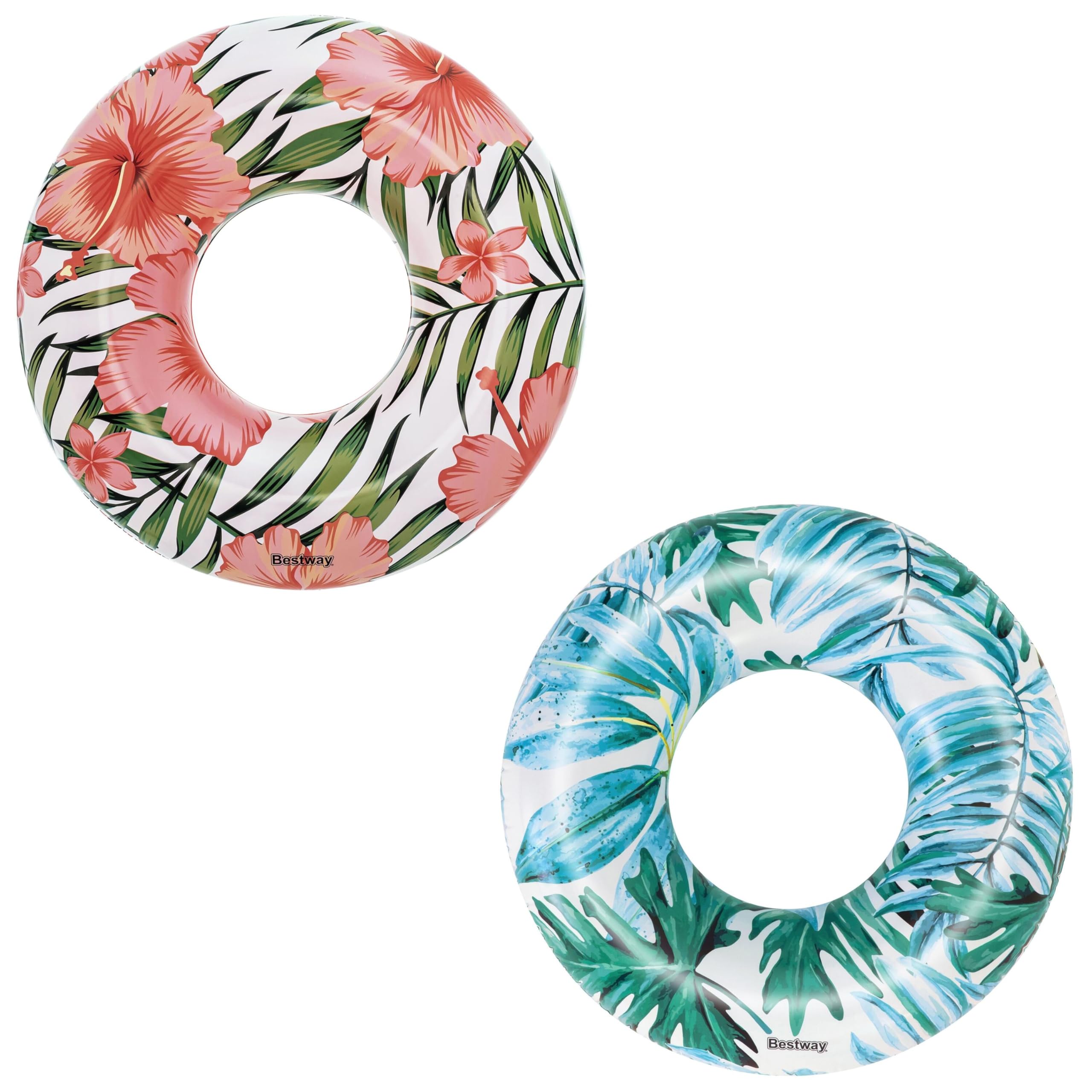 Bestway® Φ47/Φ1.19m Tropical Palms Swim Ring