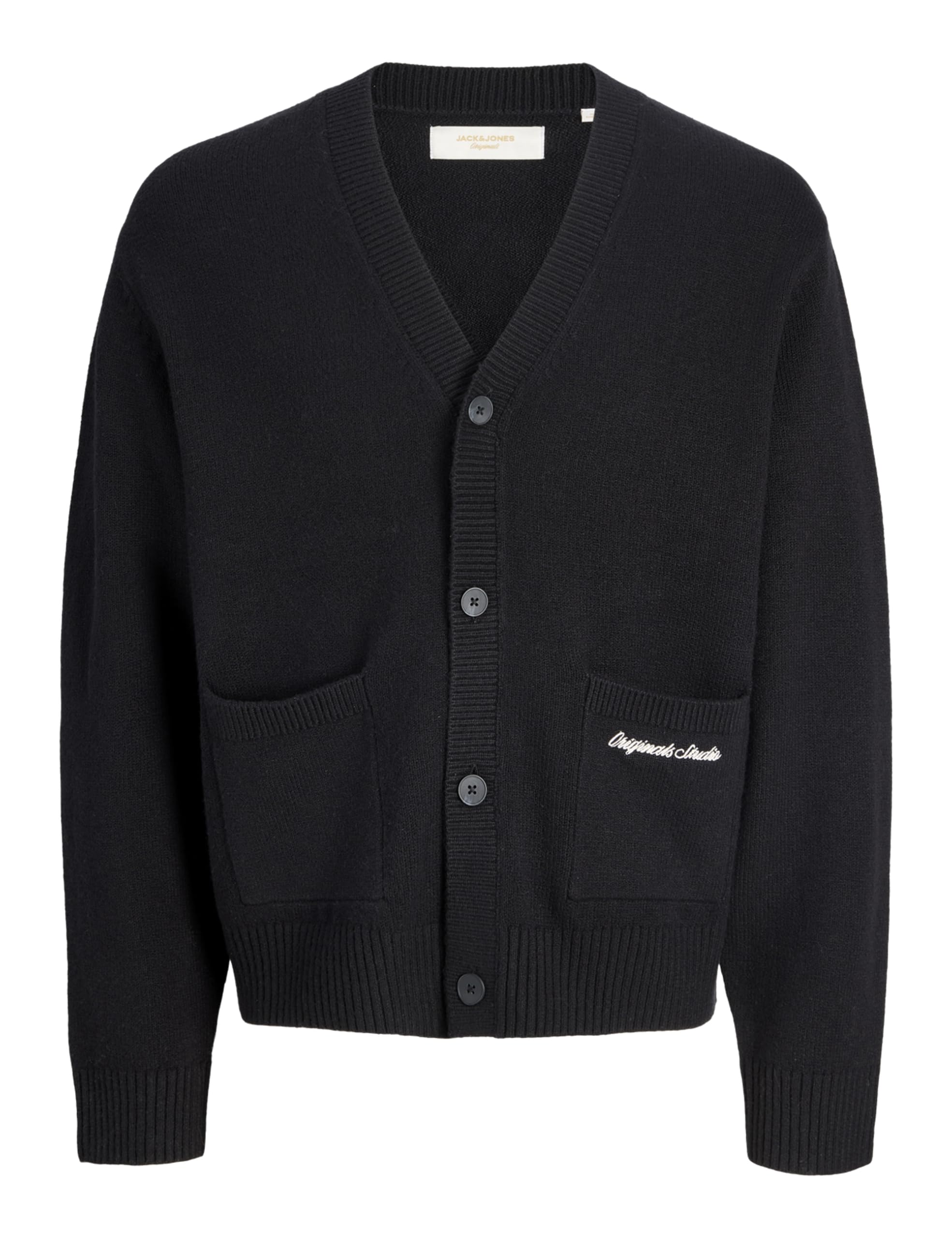 JACK & JONES Knitted Cardigan Knitted Cardigan XL, Black, XL