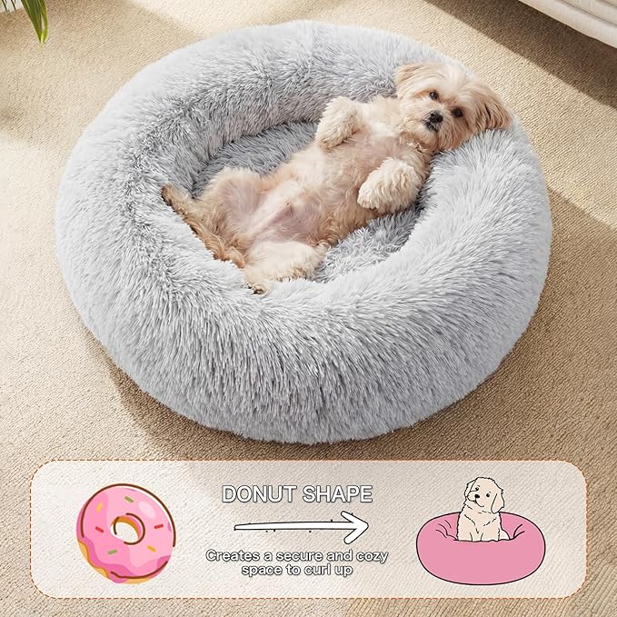 Cama Redonda para Perro 50cm Almohadón Lavable miniatura 3